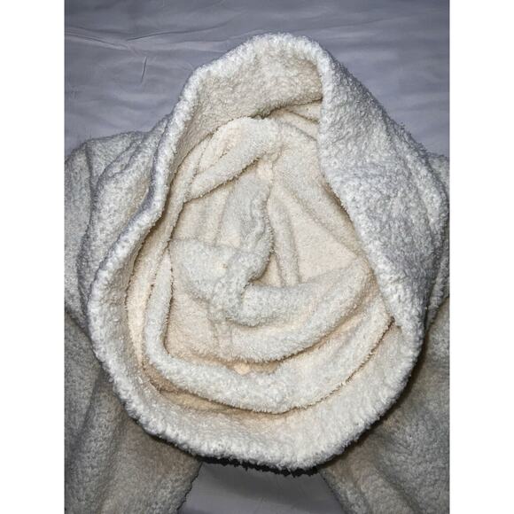 Skims Cozy Knit Boucle Pants Plus Size 4X/5X Bone High Rise Teddy Loungewear - Picture 12 of 16